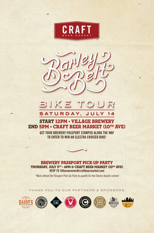 Barley Belt Bike tour Ft. Craft Beer Market