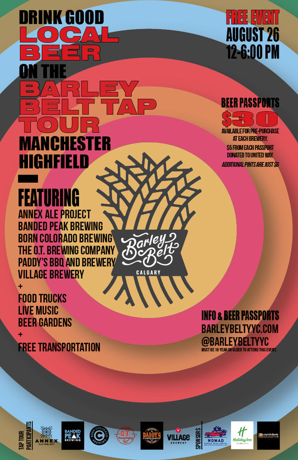 Barley Belt Tap Tour - Second Annual