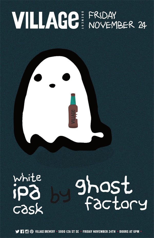 Village Cask Sessions: White IPA by Ghost Factory