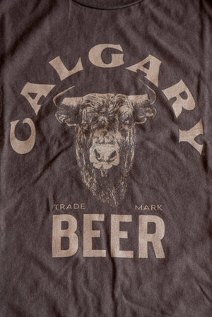 Brown Calgary Beer Tee