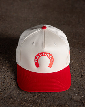 Calgary Beer Cream/Red Snapback