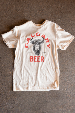 Cream Calgary Beer Tee